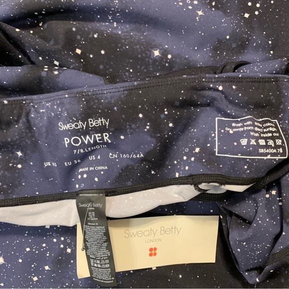 NWT Sweaty Betty Power 7/8 Ditsy-Star Stretch Workout Leggings - Picture 7 of 10